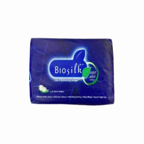 BIOSILK DAY HERBAL C.MAXI WING 20S