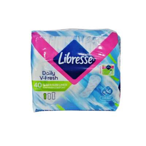 LIBRESSE SUPER SLIM UNSCENTED 40'S