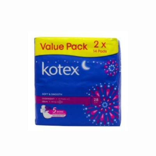 KOTEX OVERNIGHT 28CM TP 16S*2