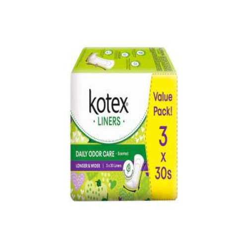 KOTEX PL DAILY ODOR CARE L&W 30S *3