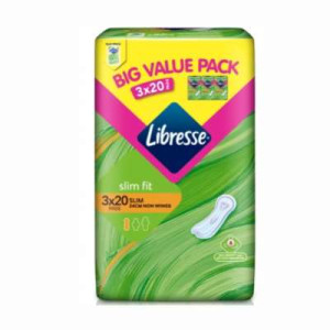 LIBRESSE SLIM NON-WING 24CM 3*20S LIBRESSE SLIM NON-WING 24CM 3*20S