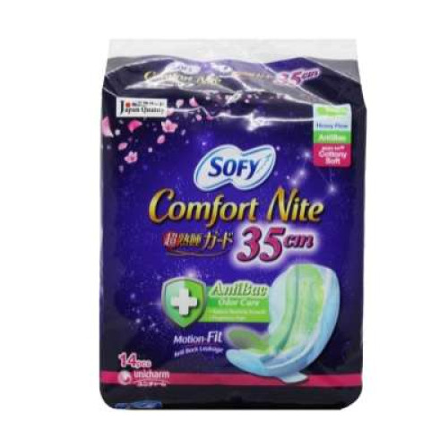 SOFY BODY FIT NIGHT WING SUM 35.5CM 14S (ANTI-BAC)