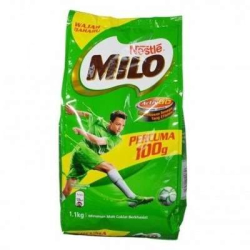 MILO REFILL EXTRA 100G 1.1KG