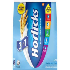 HORLICKS 3 IN 1 LITE 28G*10S HORLICKS 3 IN 1 LITE 28G*10S