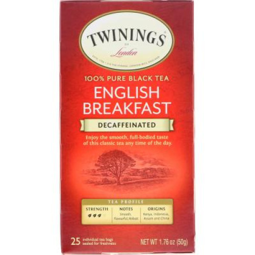 TWININGS ENGLISH B/F TEA BAGS 25 x 2G