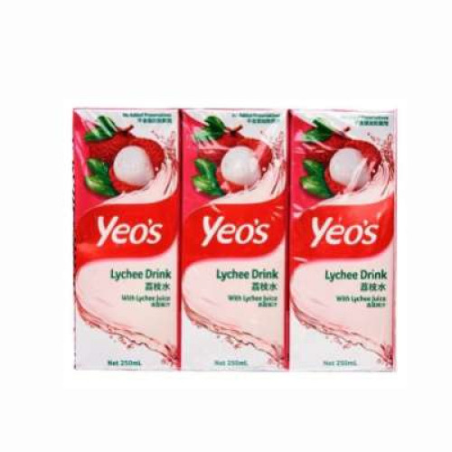 YEO'S LYCHEE 250ML*6