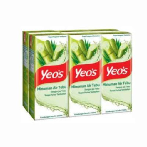 YEO'S SUGAR CANE 250ML*6