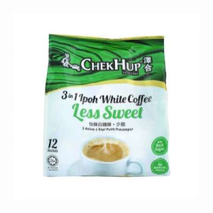 CHEK HUP 3IN1 WHITE COFFEE LESS SWEET 35G*12 CHEK HUP 3IN1 WHITE COFFEE LESS SWEET 35G*12
