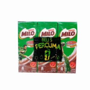 MILO ACT-E RTD UHT 5+1 200MLX6 MILO ACT-E RTD UHT 5+1 200MLX6