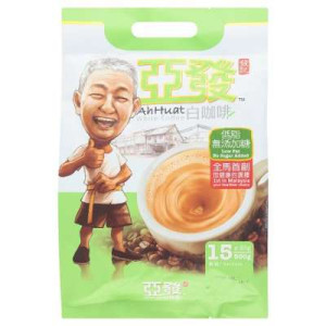 AH HUAT WHITE COFFEE NO SUGAR 20G*15 AH HUAT WHITE COFFEE NO SUGAR 20G*15