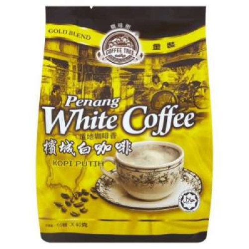 COFFEE TREE GOLD BLEND PENANG WHITE COFFEE 40G*15