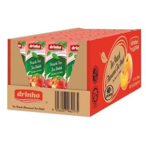DRINHO ICE PEACH TEA 250ML*24