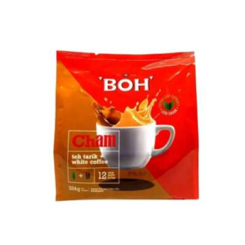 BOH CHAM TEH TARIK+WHITE COFFEE 27G*12