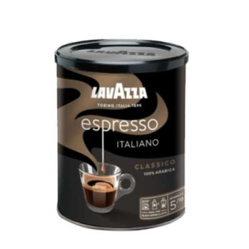 LAVAZZA CAFE ESPRESSO BLACK GROUND 250G