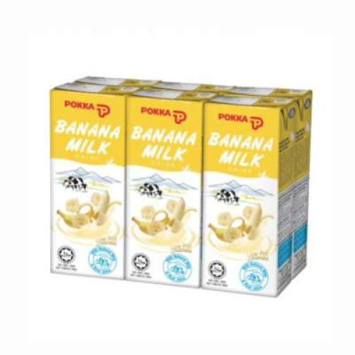 POKKA BANANA MILK 250ML*6