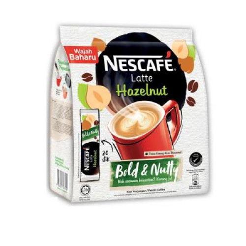 NESCAFE LATTE HAZELNUT 24G*20S