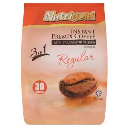 NUTRIGOLD INST PREMIX COFFEE 3IN1 REG 20G*25