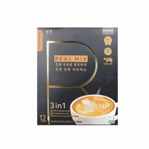 FRENCH CAFE DARK ROAST 3IN1 19G*12