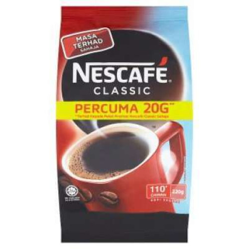 NESCAFE CLASSIC RF 200G FREE 20G