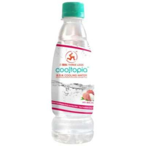 THREE LEGS COOLTOPIA COOLING WATER LYCHEE 320ML