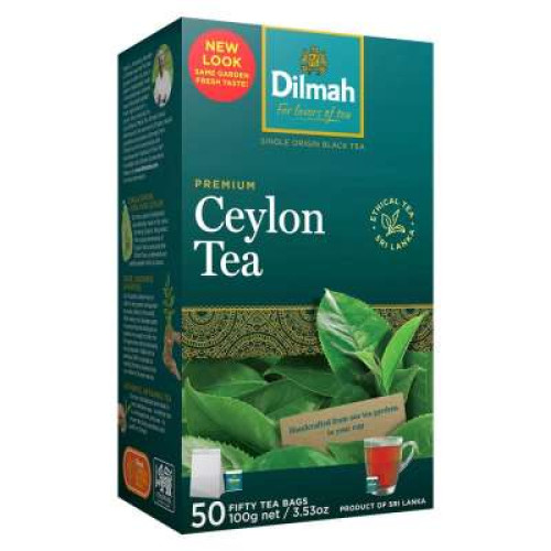 DILMAH PREMIUM CEYLON TEA - PREMIUM TAG 2G*50