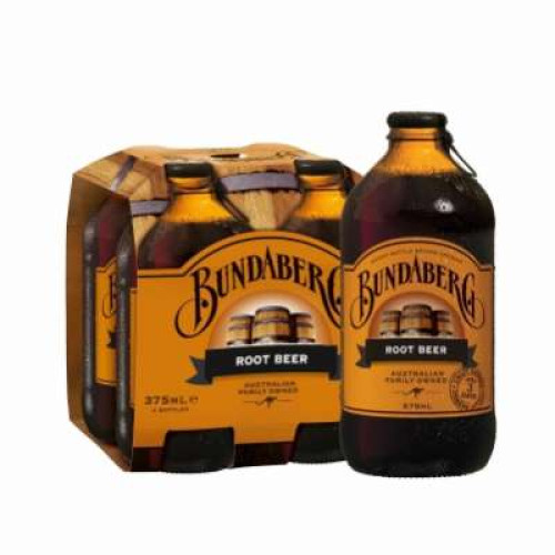 BUNDABERG ROOT BEER 375ML*4