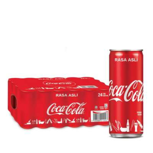 COCA-COLA RASA ASLI CAN GENERIC SHRINK 320ML *24