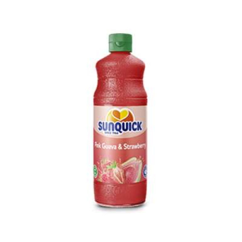 SUNQUICK PINK GUAVA & STRAWBERRY 700ML