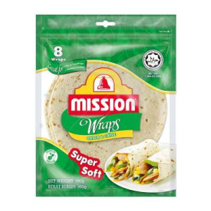 MISSION WRAPS ONION & CHIVES 360G
