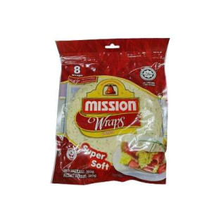 MISSION WRAPS 6 GRAIN 8S 360G MISSION WRAPS 6 GRAIN 8S 360G