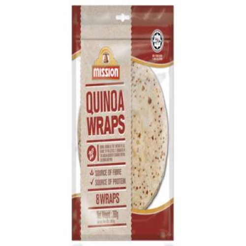 MISSION WRAPS QUINOA 360G