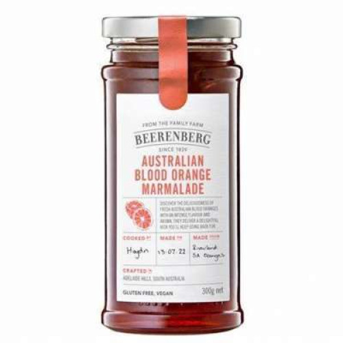 BEERENBERG BLOOD ORANGE MARMALADE JAM 300G