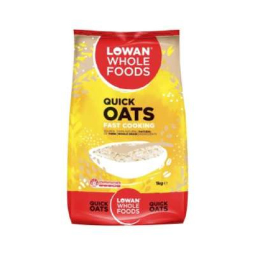 LOWAN QUICK COOKING OATS 1KG