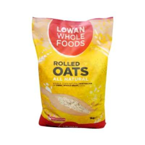 LOWAN ROLLED OATS 1KG