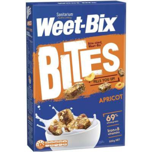 SANITARIUM WEET BIX BITES - APRICOT 500G