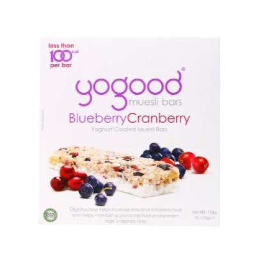 YOGOOD BLUEBERRY & CRANBERRY BAR 138G