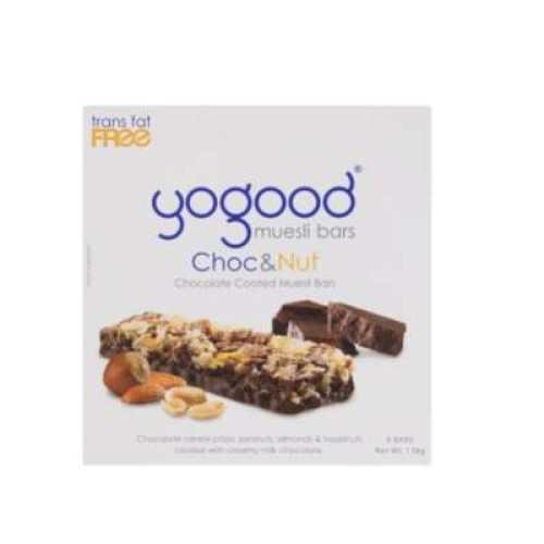 YOGOOD CHOC & NUTS MUESLI BAR 138G