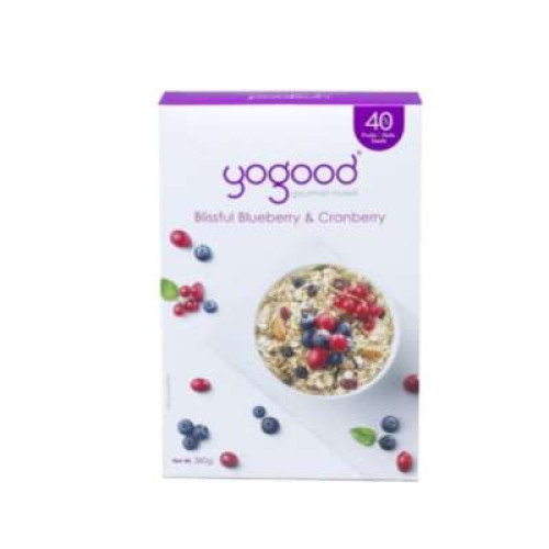 YOGOOD GOURMET MUESLI BLISSFUL B/BERRY & CRAN 370G