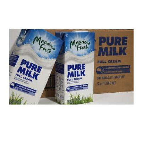 MEADOW FRESH UHT MILK FULL CREAM 1L (NZ) X12