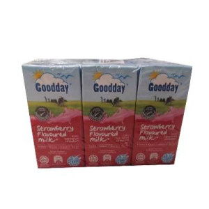 GOODDAY UHT STRAWBERRY MILK 200ML*6
