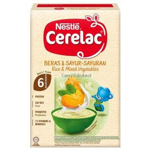 NESTLE CERELAC RICE MIX VEGETABLE 250G