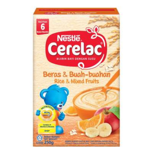 NESTLE CELERAC RICE MIX FRUITS 250G