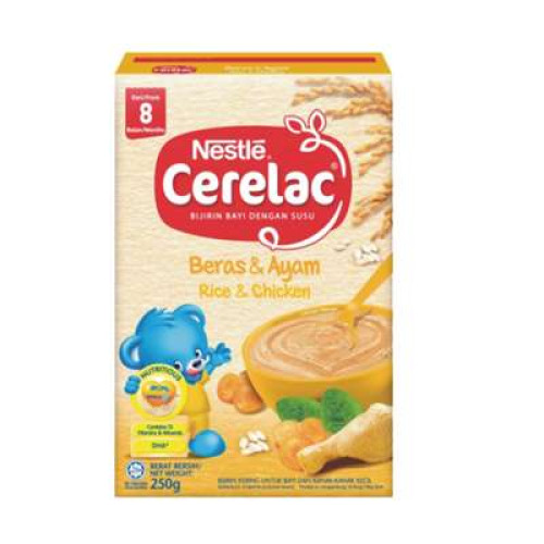 NESTLE CERELAC RICE CHICKEN 250G