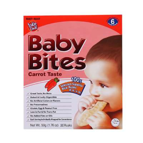 TAKE ONE BABY BITES CARROT 50G