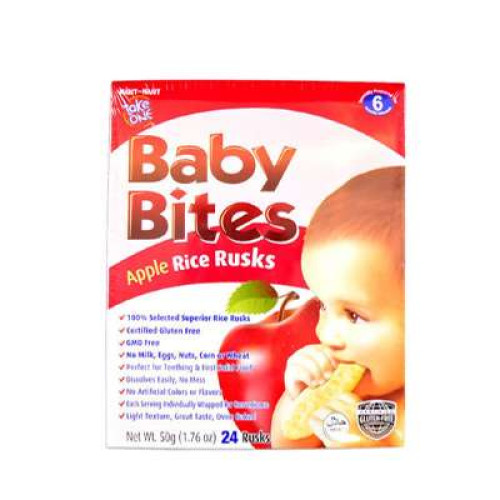 TAKE ONE BABY BITES APPLE TASTE 12'S 50G