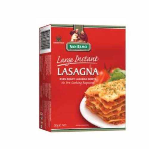 SAN REMO LARGE SHEET LASAGNA 250G