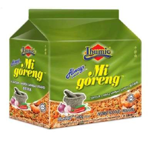 IBUMIE ASST.GORENG SAMBAL UDANG 80G*5