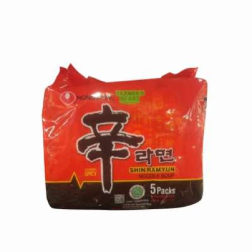 NONGSHIM SHIN RAMYUN SPICY MUSHROOM120G*5S