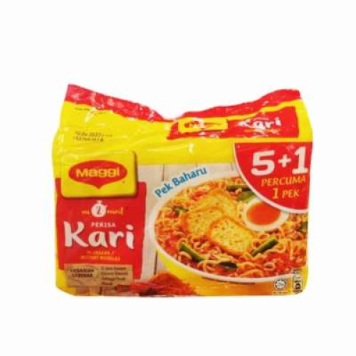 MAGGI 2MIN CURRY (5+1) 79G*6