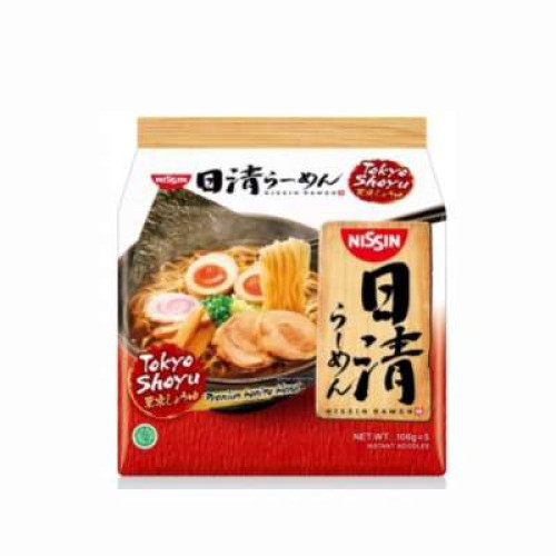 NISSIN JAPANESE RAMEN-TOKYO SHOYU 116G*5